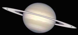 Сатурн является шестой планетой от Солнца и второй по величине