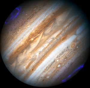 Юпитер - пятая планета от Солнца и безусловно самая большая
