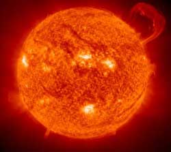 Солнце - безусловно, самый большой объект в солнечной системе